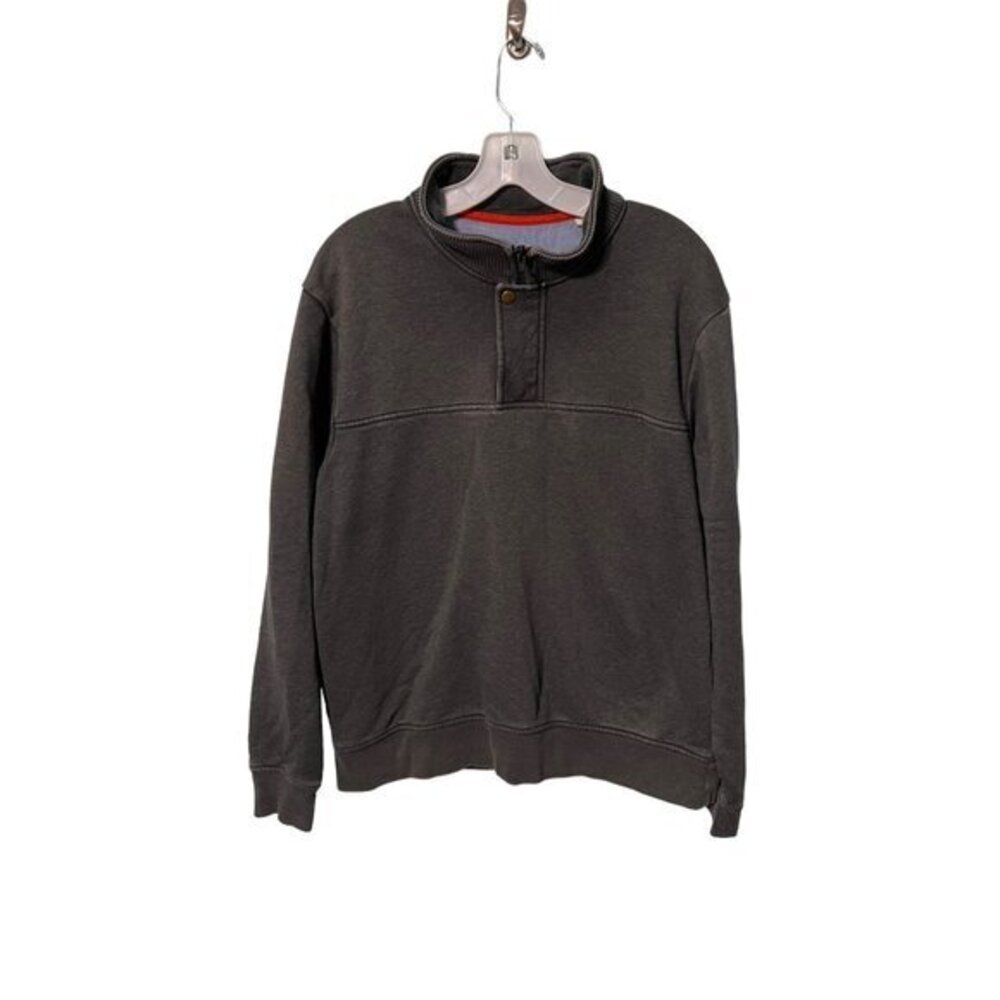 Orvis Gray Pull Over Long Sleeve Jacket Size Large